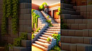 How To Craft A Stone Brick Stair  How To Make A Stone Brick Stair  Minecraft shorts 3301Playz [upl. by Tobiah]