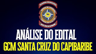 Análise Edital GCM Santa Cruz do Capibaribe PE [upl. by Yl]