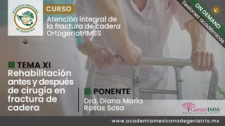 “Rehabilitación antes y después de cirugía en fractura de cadera” [upl. by Ydroj]