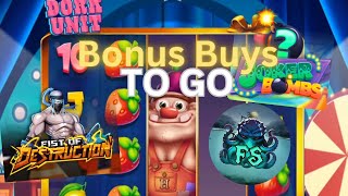 BONUS BUYS to Go bei Hacksaw Slots 🤑 Dork Unit Pug Life Beast Below etc [upl. by Zullo265]