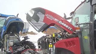 Aküsü biten 70c ye takviye yaptık caseih newholland ardahan keşfet [upl. by Anirpas717]