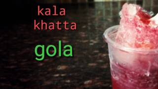 Kala khatta gola recipe at home  ice lolly काला खट्टा [upl. by Filemon88]