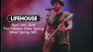 Lifehouse  Live at The Fillmore Silver Spring FULL CONCERT [upl. by Endora]