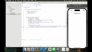 Creating a Custom Welcome Label in UIKit iOS Development Tutorial [upl. by Naraj]