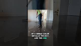 🛑 Glossy vs Matte LMK👇🏻epoxy floor satisfying concrete construction garage basement [upl. by Ottinger]