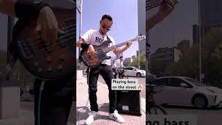 Cory Wong Lunchtime  Bass Cover  Tiago Andree bass bassist bassboosted tiagoandree street [upl. by Alesandrini105]