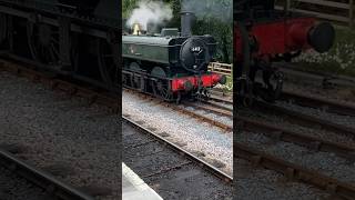 GWR 0 6 0 PT steam locomotive at the South Devon Railway Totnes Riverside turning around [upl. by Jobye117]