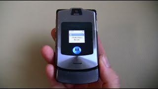 Motorola RAZR V3i Incoming Call [upl. by Apostles434]