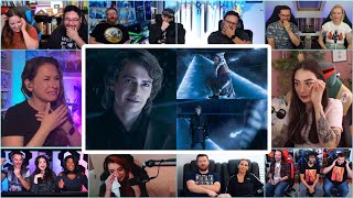 Youtubers Emotionally React To Anakin’s End Scene Reveal  AHSOKA EP 4 Ending Scene Reaction Mashup [upl. by Baerman783]