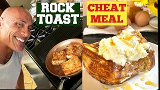 ROCK TOAST CHEAT MEAL How to Make The Rocks French Toast [upl. by Iris803]