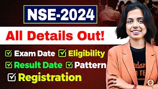 NSE2024 All details out  Exam Date Eligibility Registration  NSEJS NSEP NSEC NSEB NSEA  VOS [upl. by Aknahs]