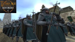 FAERDOR TOWN ON THE BRUINEN Siege Battle  Third Age Total War Reforged [upl. by Norit]