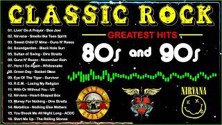 Classic Rock 80s 90s ️🎶 Bon Jovi ACDC Guns N Roses Led Zeppelin Aerosmith Scorpions Metallica [upl. by Eurydice]