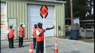 Certified Flagger Training  Flagger almost hit  Safe Steps Training LLC [upl. by Holman]