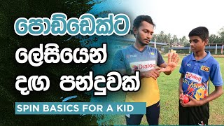 Spin Bowling Basics For a Beginner in Cricket  Fielding JayA [upl. by Canty]