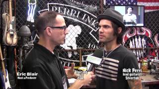 SilvertideShinedowns Nick Perri talks w Eric Blair  Namm 2013 [upl. by Aniara815]