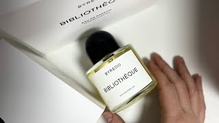 Byredo Bibliotheque видеообзор на аромат библиотеки bestparfumebyredotopperfumesлучшиедухи [upl. by Acinoryt19]