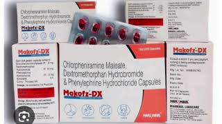 Makofz DX Capsule Chlorpheniramine Maleate Dextromethorphan Hydrobromide Phenylephrine Hydrochloride [upl. by Triley949]