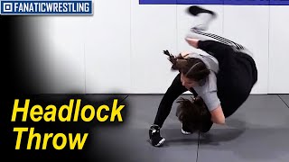 Headlock Throw Wrestling Move by Katelyn Jarrell [upl. by Marcy]