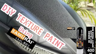 TEXTURE PAINT USING SAMURAI PAINT 2K07 ON SNIPER 150 INNER FAIRINGS  DIY [upl. by Horvitz]