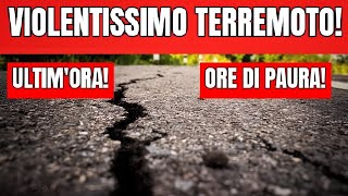 VIOLENTISSIMO TERREMOTO NELLA ZONA A RISCHIO  GRADO 59 [upl. by Joashus]