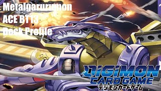 MetalGarurumon ACE BT13 Deck Profile The SubZero Cyborg is Back In Ace Form [upl. by Kirchner]