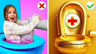 Rich Dad🤑 Vs Broke Mom😞 If My Dad Runs a Hospital🚑 Best Parenting Hacks [upl. by Aimas82]