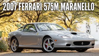 2007 Ferrari 575M Maranello  Drive and Walk Around  Southwest Vintage Motorcars [upl. by Nelyak]