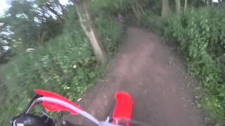 First Lap Of WOR Events Hare And Hounds Enduro Baden Hall 29062014 Cr250 [upl. by Eynttirb]