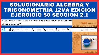 Ejercicio 51 seccion 21 resuelto libro algebra y trigonometria con geometria analitica Swokoski [upl. by Eberly]