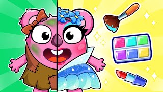 Princess Beauty Makeup Song 💄😍  Funny Kids Songs 😻🐨🐰🦁 And Nursery Rhymes by Baby Zoo [upl. by Cia]