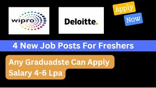 Latest Job Updates at Wipro amp Deloitte  Eligibility Application Process amp Tips [upl. by Ittocs]