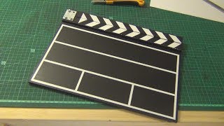 🎬 Making a Real Clapperboard [upl. by Vidda339]