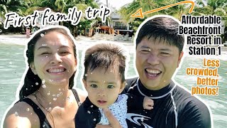 VLOG BORACAY 2022🏝 TRAVELING WITH A BABY  SUR BORACAY  AFFORDABLE BEACHFRONT RESORT STATION 1 [upl. by Neyuh]