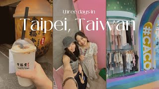 three days in TAIPEI TAIWAN vlog  night markets shopping 7 eleven mukbang and more food [upl. by Ahteres]