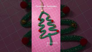 Christmas Templates available at my Etsy shop icord tricotin tricot diy IG fiolove tricotin [upl. by Renrag]