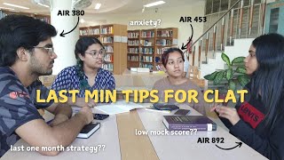 watch this before giving CLAT 2025  Last onemonth strategy [upl. by Abernathy]