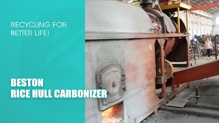 Rice Hull Carbonizer Design  Continuous Rice Husk Carbonization Furnace [upl. by Gilges758]