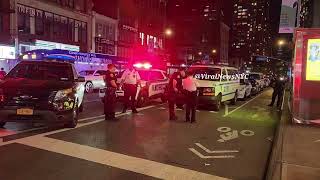 12YearOld Shot in Midtown Manhattan Police Hunt for Suspects – Migrant Connectionquot [upl. by Dranyar]