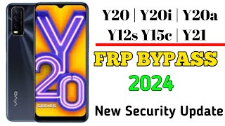 Vivo Y20 PD2034F Frp Bypass Andriod 12  Vivo Y20Y20i v2027 Google Account Remove Without PC [upl. by Argyres]