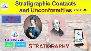 Stratigraphic Contacts and Unconformities Stratigraphy U1 L2 [upl. by Alien]