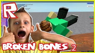 Broken Bones 2  CRACKING MY BONES  Roblox [upl. by Yaner]