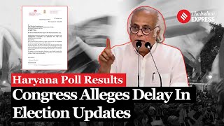 Haryana Poll Results  Congress Alleges Delay In Election Results to file memorandum to EC [upl. by Lanny]