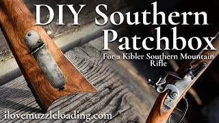 How to make and install a Bean Style Patchbox in your Kibler Southern Mountain Flintlock Kit [upl. by Melena]