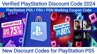 PlayStation Discount Codes 2024  PS4 Discount Codes 2024  Discount Codes for PS4 amp PS5  PSN Codes [upl. by Scoter]