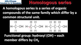 S323 Homologous series [upl. by Atikkin]