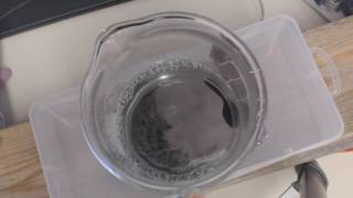 Synthetic Black Iron Oxide in Water [upl. by Llirrehs135]