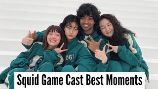 Squid Game Cast  Best Moments [upl. by Madelena]