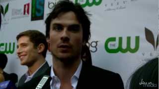 Ian Somerhalder Interview  IS Foundation Influence Affair [upl. by Leanahtan]