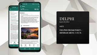 003  Delphi Firemonkey  Sidebar Menu UIUX [upl. by Barn]